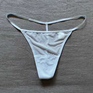 Gilly Hicks Sheer Blue G-String